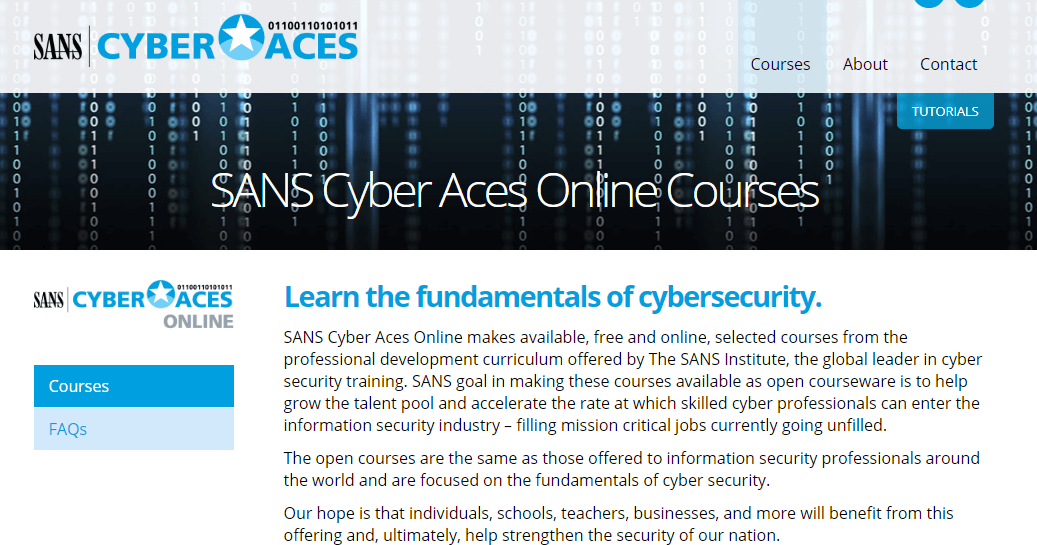 Fundamentals of Cybersecurity-course